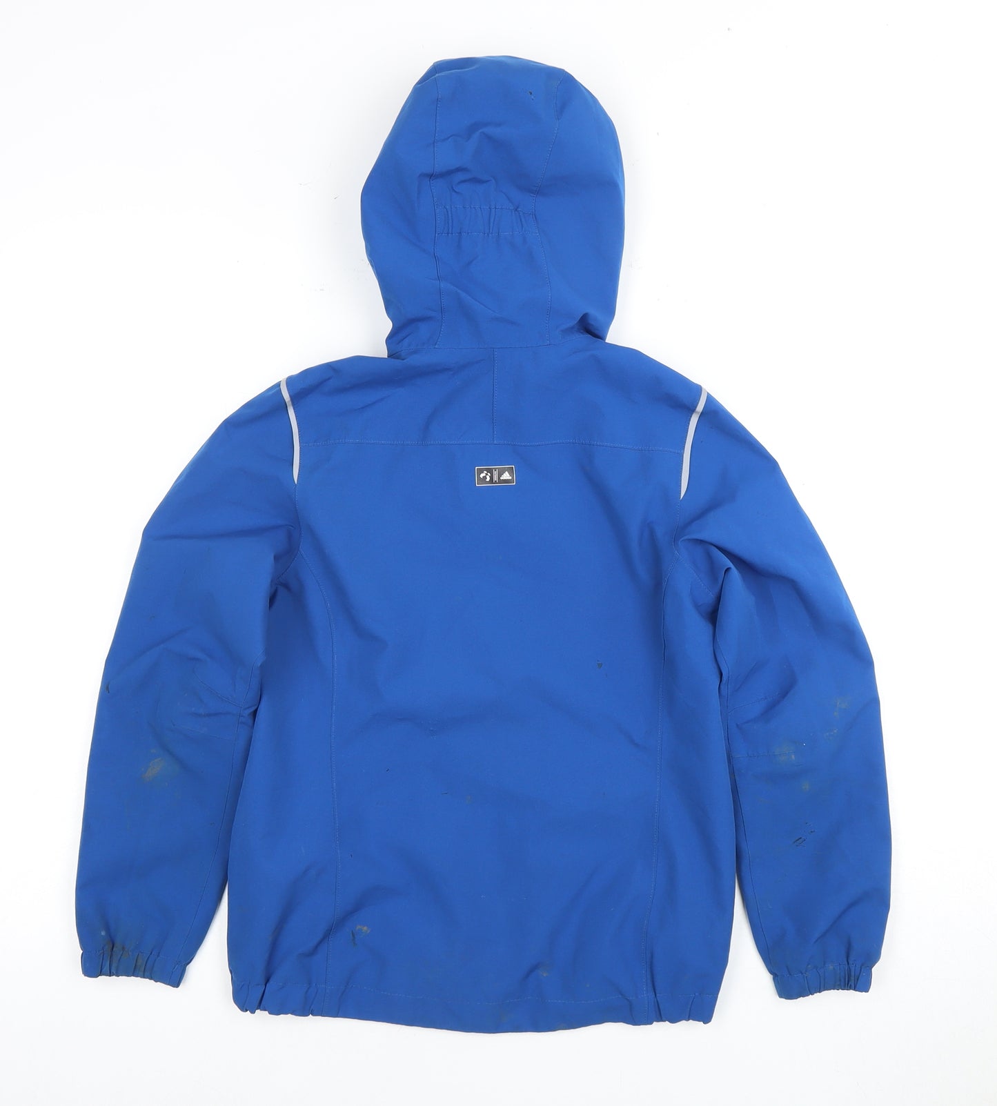 Adidas Boys Blue Waterproof Rain Coat 9-10 Years