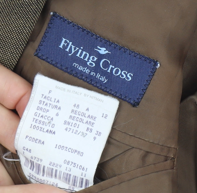 Flying Cross Men's Brown Blazer Size 48R