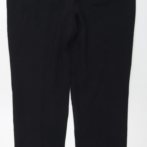 Olsen Women's Black Trousers, Size M, Elegant Style