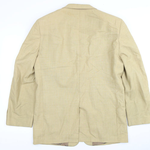 Kartel Men's Beige Blazer 40R Single-Breasted Formal