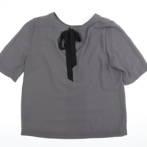Marks and Spencer Women's Grey Blouse Size 12