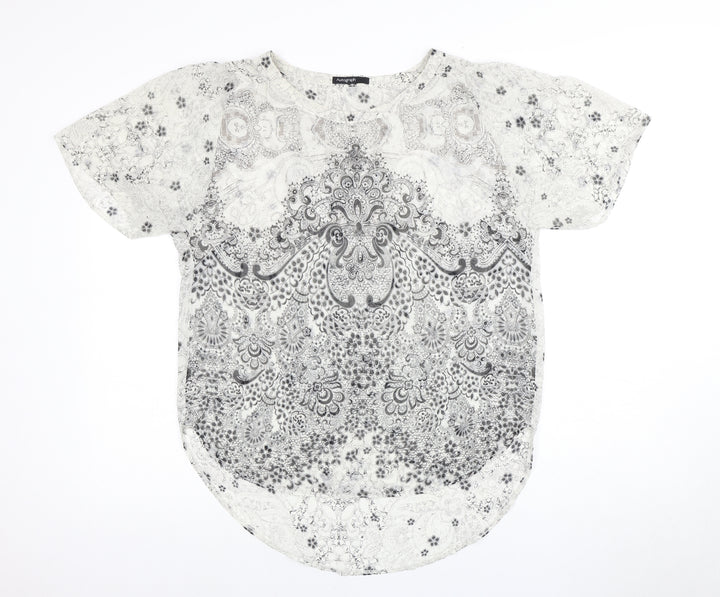 Marks and Spencer Women's Ivory Short Sleeve Blouse