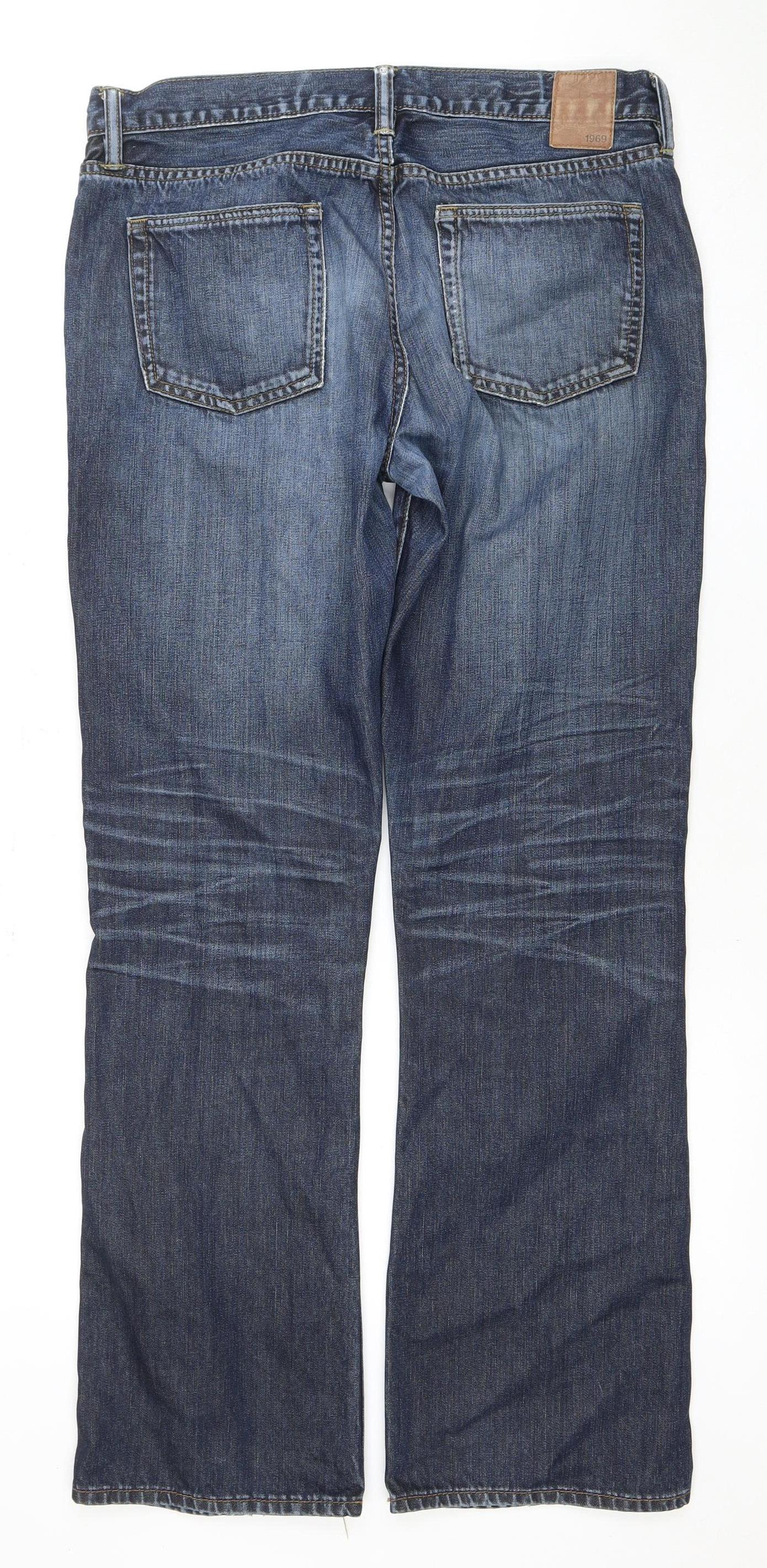 Gap Men's Blue Bootcut Jeans 33x32
