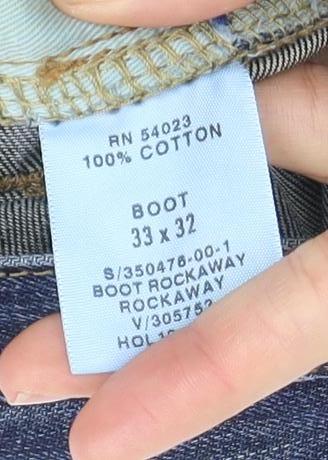 Gap Men's Blue Bootcut Jeans 33x32