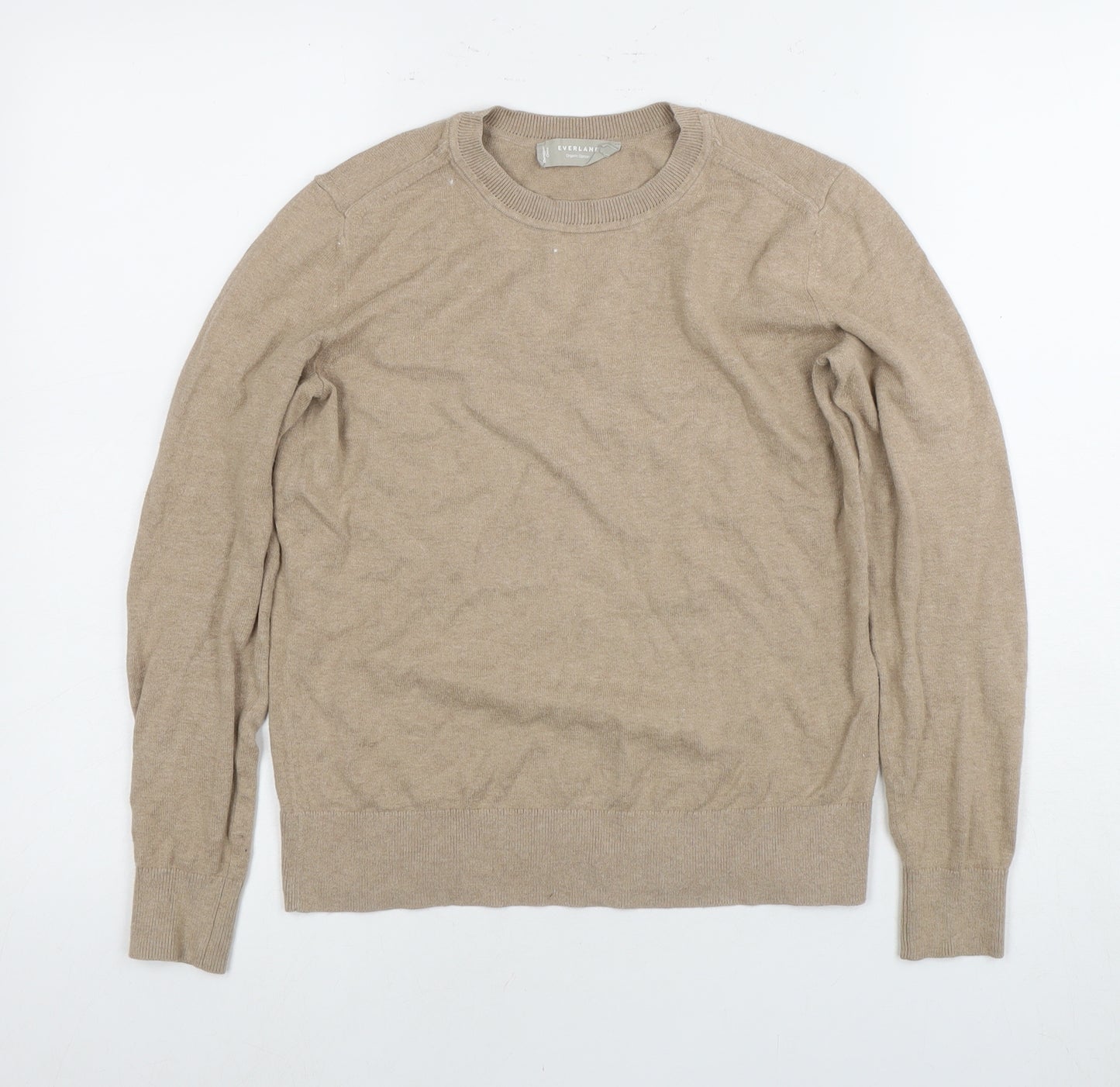 Everlane Women's Beige 2XS Crew Neck Jumper