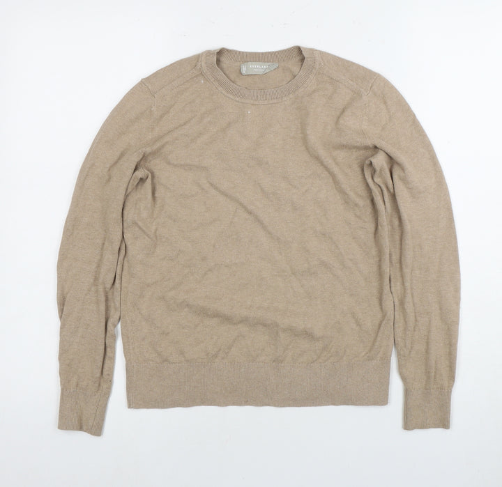 Everlane Women's Beige 2XS Crew Neck Jumper