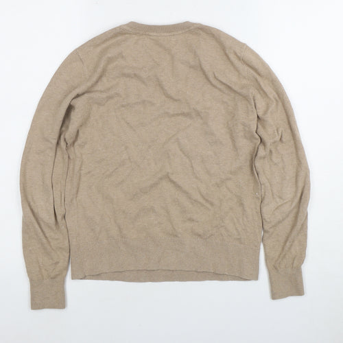 Everlane Women's Beige 2XS Crew Neck Jumper