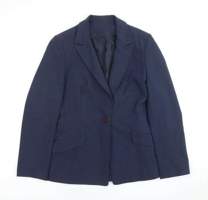 Anne Brooks Women’s Blue Petite Blazer Size 6