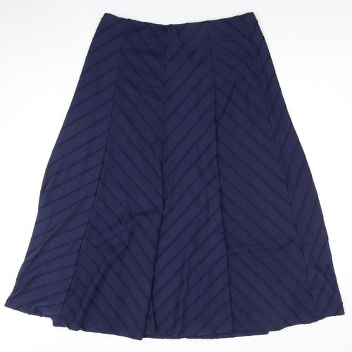 Roman Women's A-Line Blue Skirt, Size 14