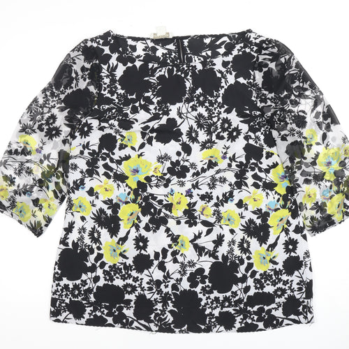 Monsoon Women's Floral Blouse Multicoloured Size 16