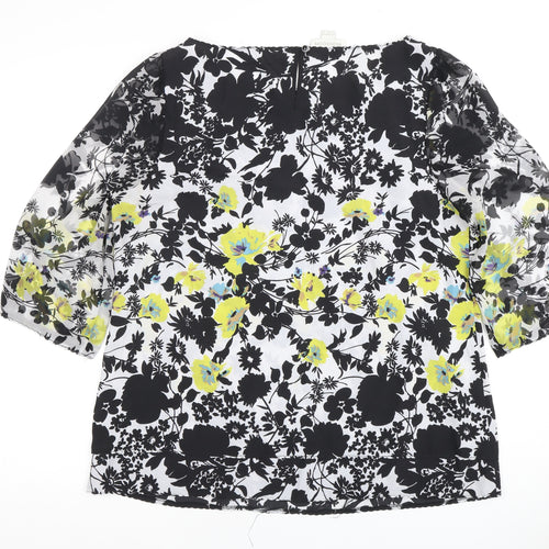 Monsoon Women's Floral Blouse Multicoloured Size 16
