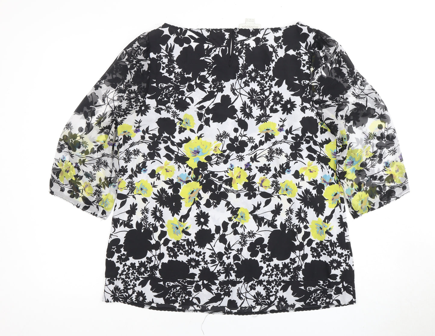 Monsoon Women's Floral Blouse Multicoloured Size 16