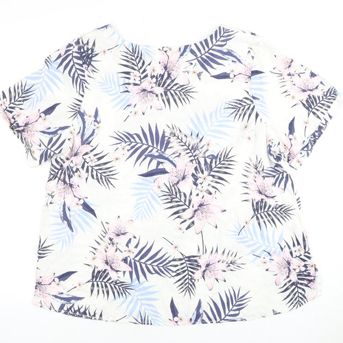 Bonmarché Women's Multicoloured Floral Blouse Size 18