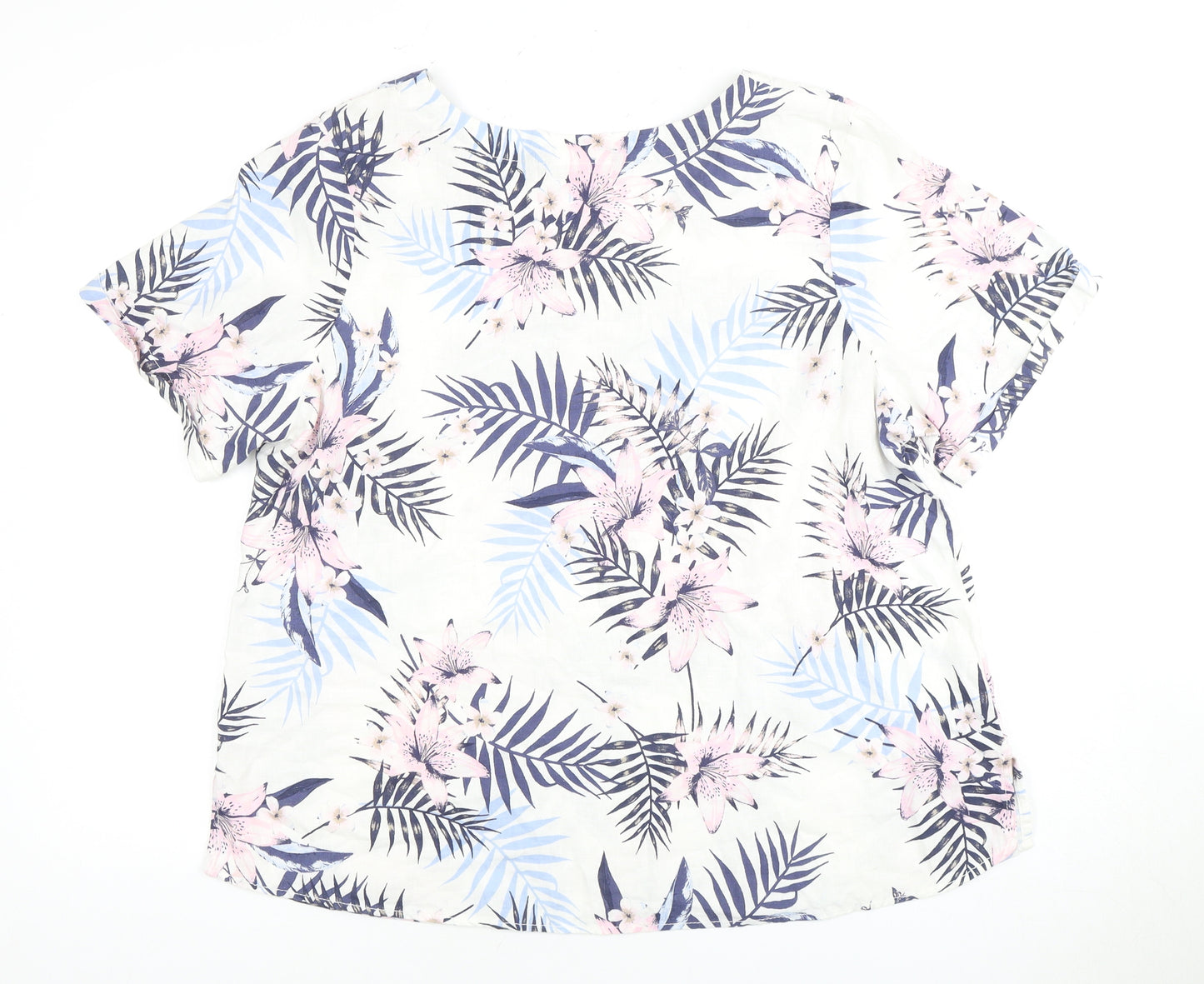 Bonmarché Women's Multicoloured Floral Blouse Size 18