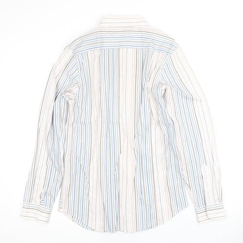 Jasper Conran Men's Multicoloured Striped Dress Shirt S