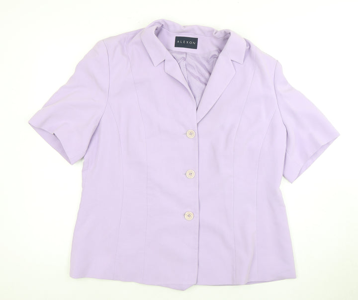 Alexon Women's Purple Suit Jacket Size 18