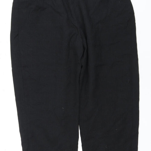 Eastex Women's Black Trousers Size 14, High Rise, Casual
