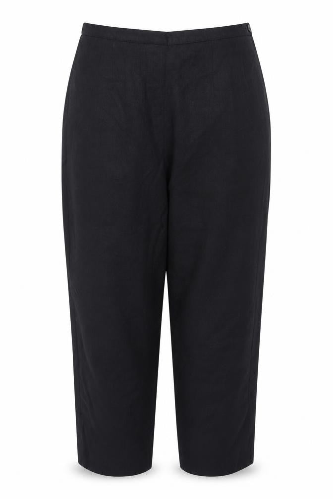 Eastex Women's Black Trousers Size 14, High Rise, Casual