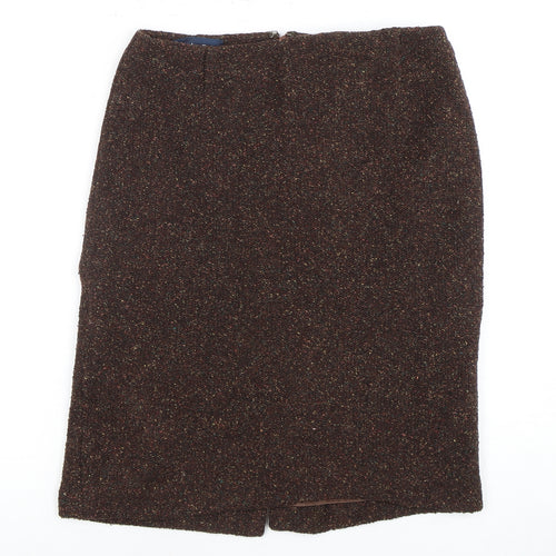 Ralph Lauren Women's Brown Pencil Skirt Size 12