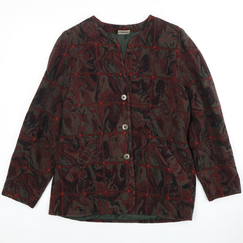 Alexon Women's Multicoloured Check Wool Jacket