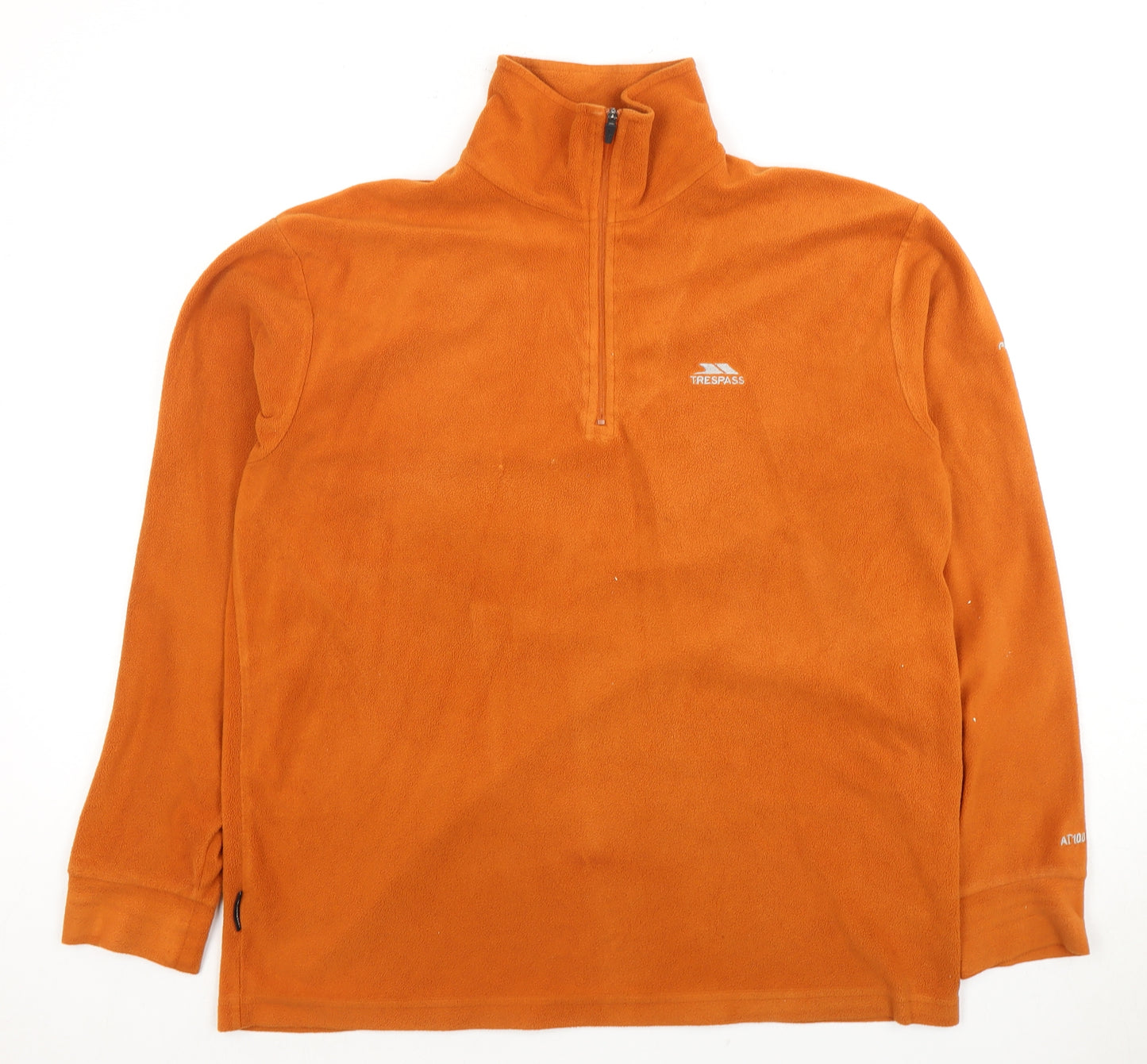 Trespass Men's Orange Fleece Pullover Sweatshirt S
