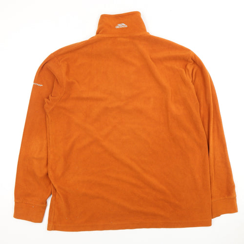 Trespass Men's Orange Fleece Pullover Sweatshirt S