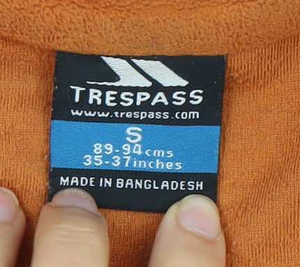 Trespass Men's Orange Fleece Pullover Sweatshirt S