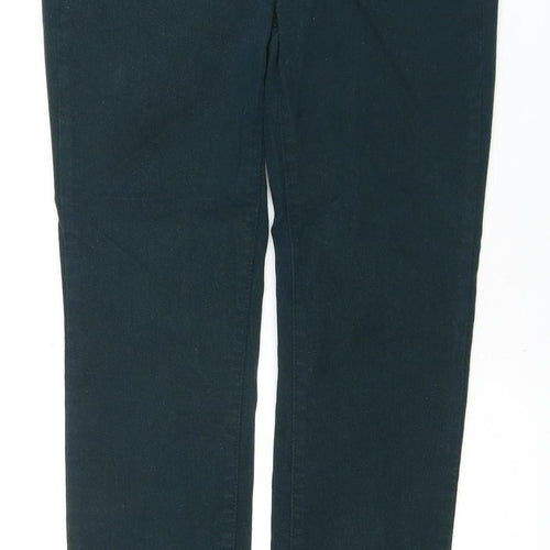 Massimo Dutti Women's Green Skinny Jeans Size 8