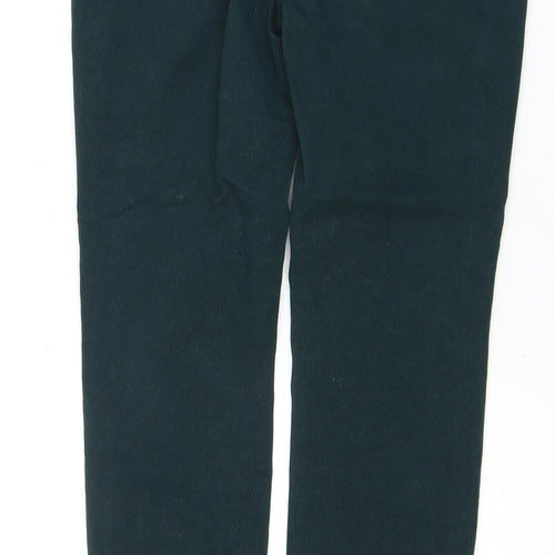 Massimo Dutti Women's Green Skinny Jeans Size 8