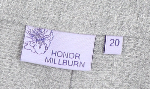 Honor Millburn Women's Grey Polyester Trousers Size 20