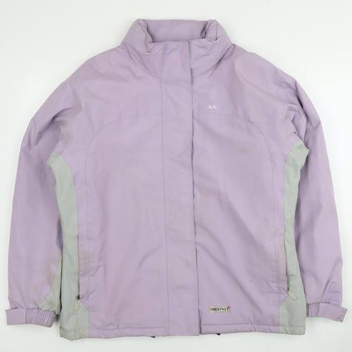 Trespass Women's Purple Waterproof Jacket L