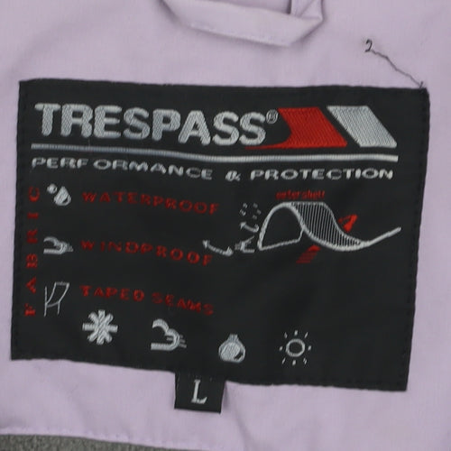 Trespass Women's Purple Waterproof Jacket L