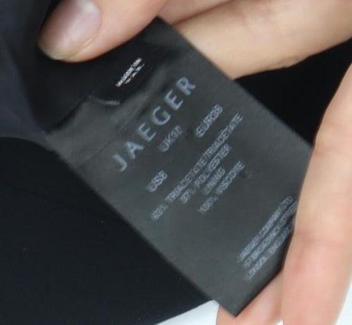 Jaeger Women's Black Pencil Skirt