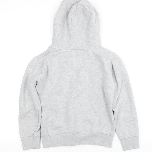 SoulCal&Co Boys Grey Pullover Hoodie, Logo, 9-10 Years