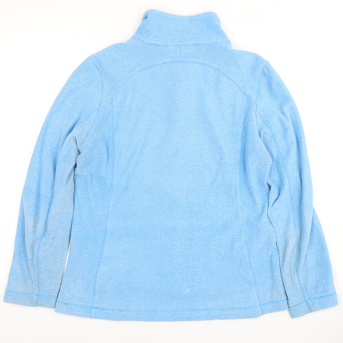 Gelert Women's Blue Zip Pullover Sweatshirt, Size 10