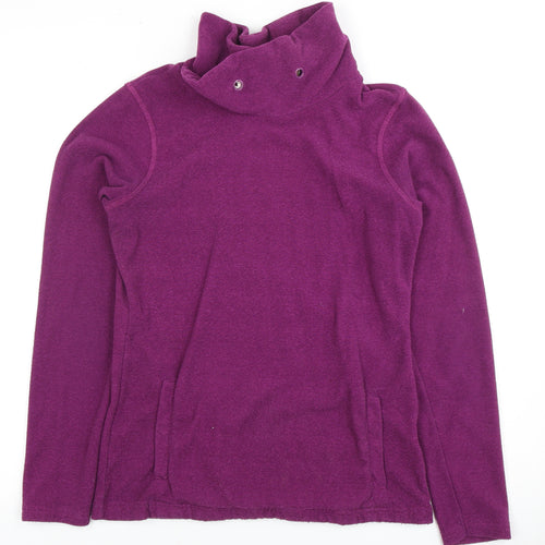 Mountain Warehouse Women's Purple Long Sleeve Cowl Neck Sweatshirt