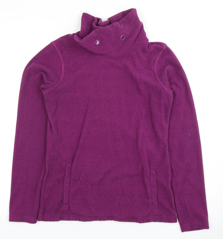 Mountain Warehouse Women's Purple Long Sleeve Cowl Neck Sweatshirt