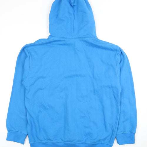 Oakridge Men's Blue Pullover Hoodie M Graphic Print