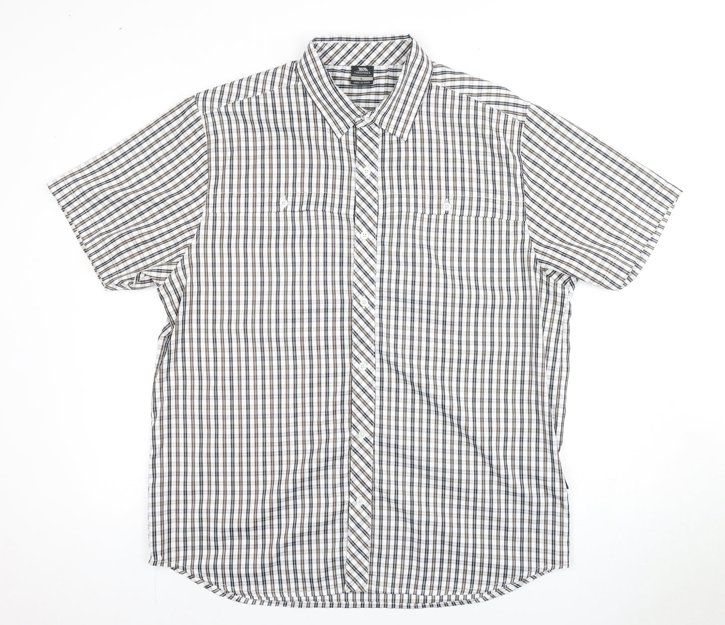 Trespass Men's Multicoloured Check Shirt L