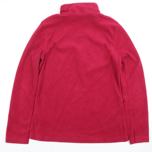 Regatta Women's Red Fleece Pullover Sweatshirt Size 12