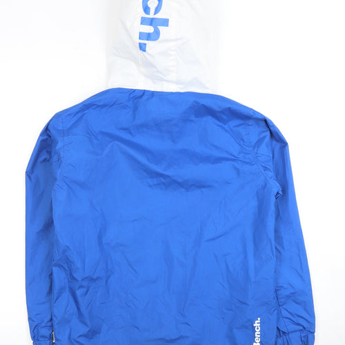 Bench Boys Blue & White Windbreaker Jacket, 11-12 Years