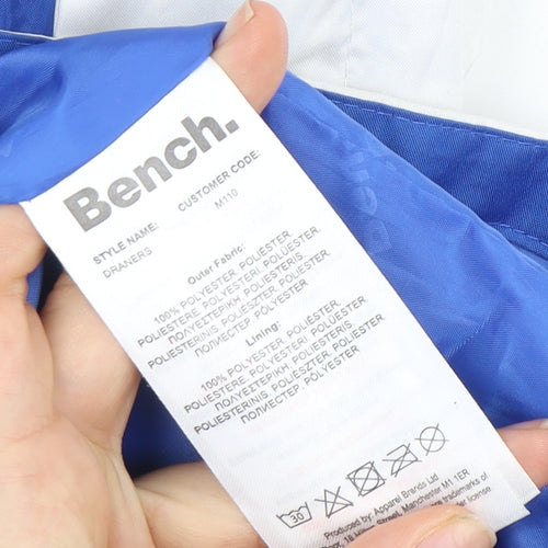 Bench Boys Blue & White Windbreaker Jacket, 11-12 Years