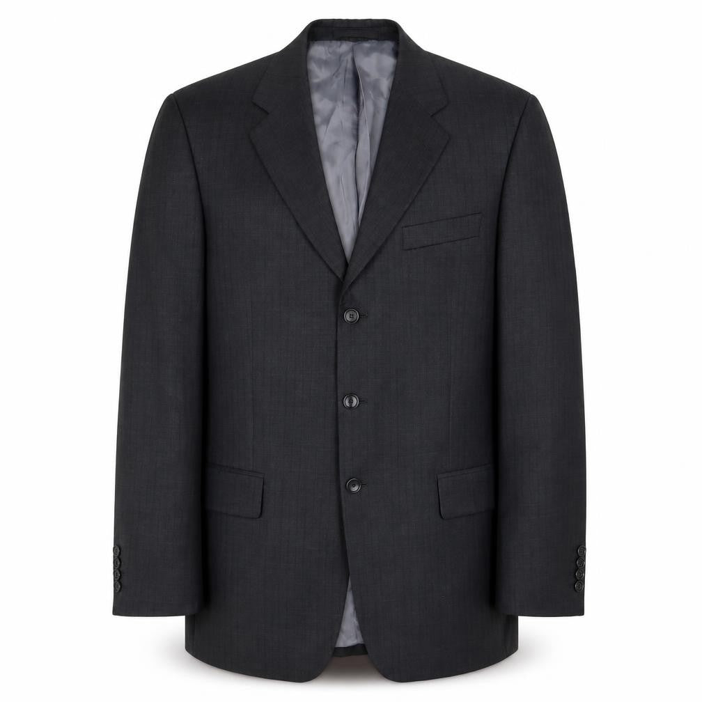 Front view of Austin Reed Men's Grey Wool Blazer 40R