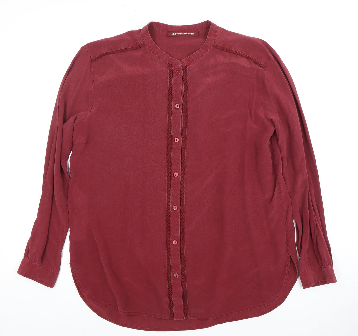Comptoir Des Cotonniers Red Women's Blouse Size 12