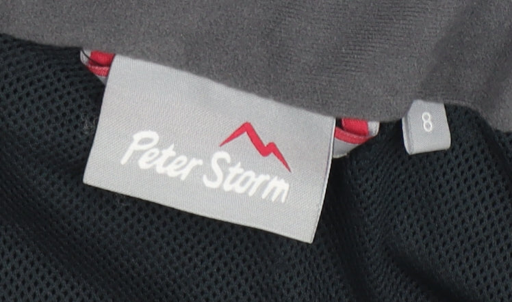 Peter Storm Women's Black Waterproof Jacket Size 8