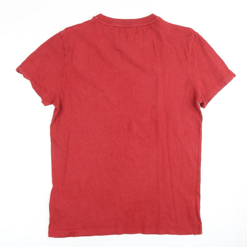 Superdry Red Men's S Solid Short Sleeve T-Shirt
