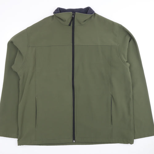 James Pringle Men's XL Green Zip Casual Jacket