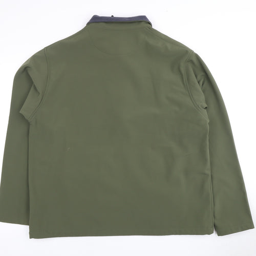 James Pringle Men's XL Green Zip Casual Jacket