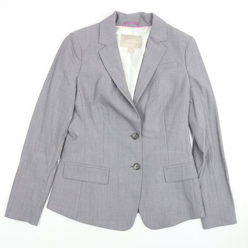 Banana Republic Women's Grey Wool Suit Jacket M