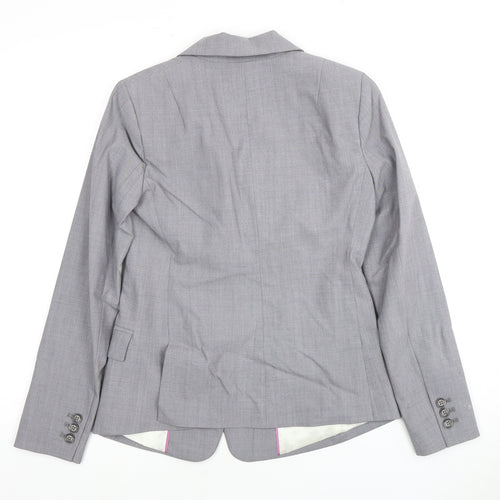 Banana Republic Women's Grey Wool Suit Jacket M